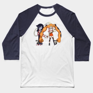 watamote x skullgirls Baseball T-Shirt